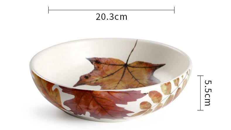 Maple Leaf Large Plate