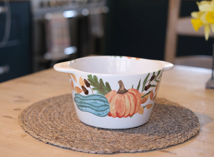 Pumpkin Garden Soup Bowl