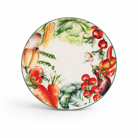 Vegetable Garden Large Plate