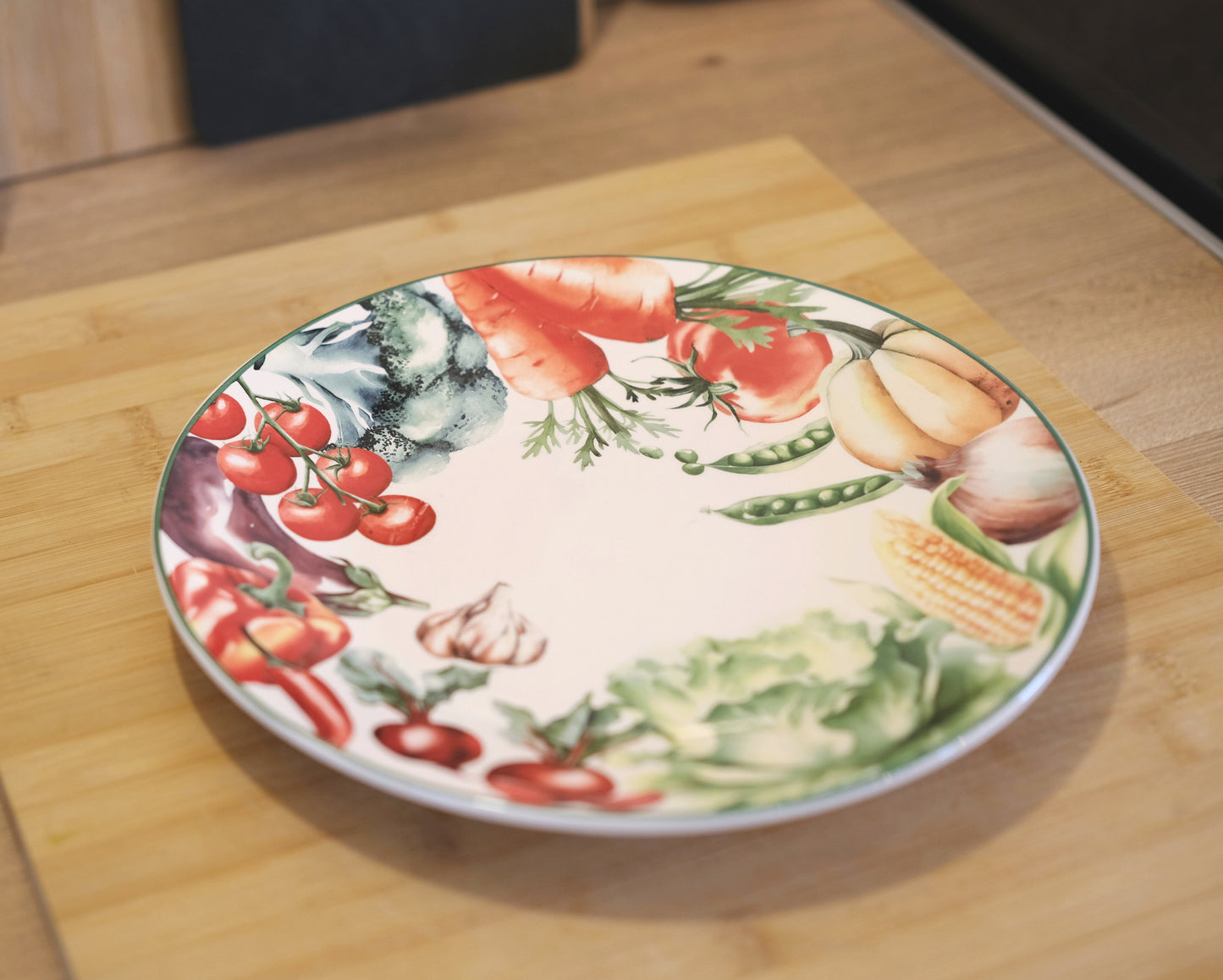 Vegetable Garden Large Plate