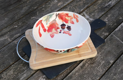 Autumn Brush Small Shallow Plate