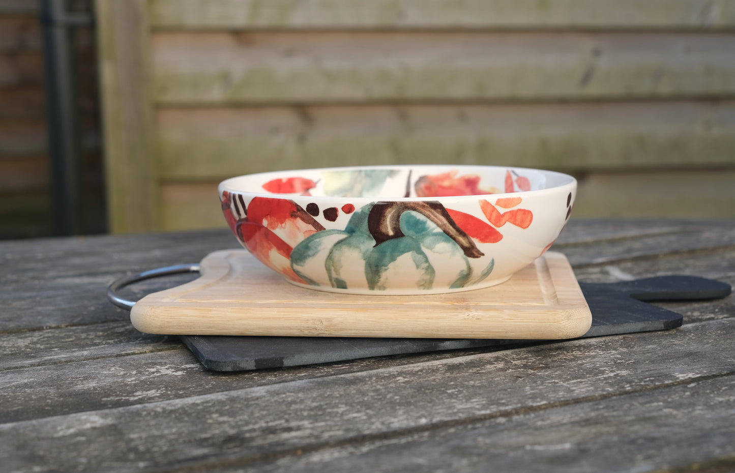 Autumn Brush Small Shallow Plate