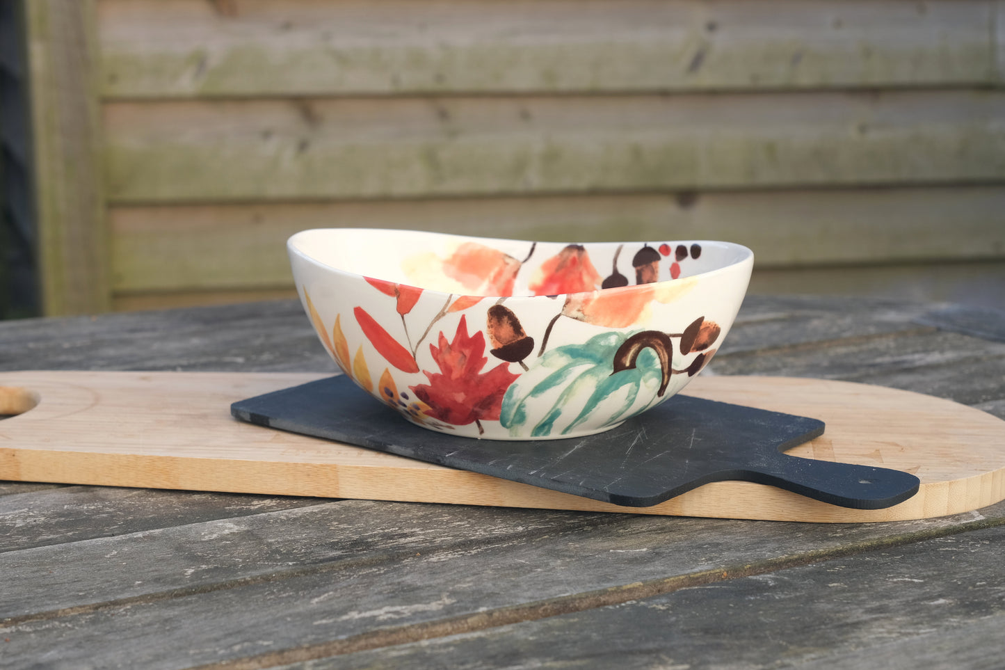 Autumn Brush Ingot Bowl