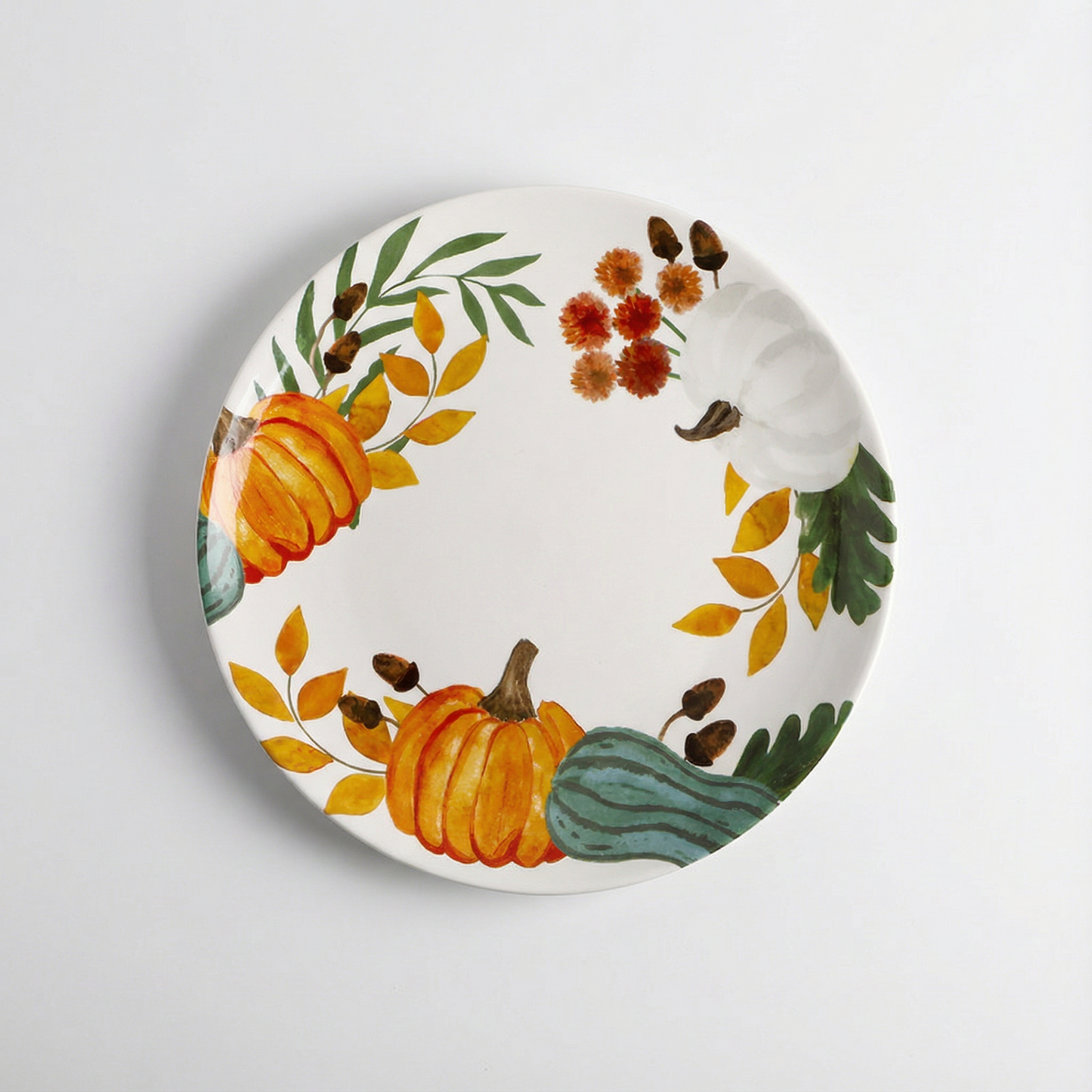 Pumpkin Garden Large Plate