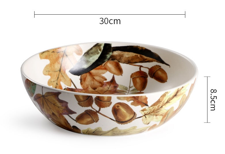 Maple Leaf Large Bowl