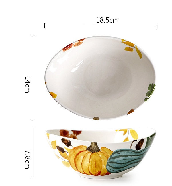 Pumpkin Garden Small Ingot Bowl